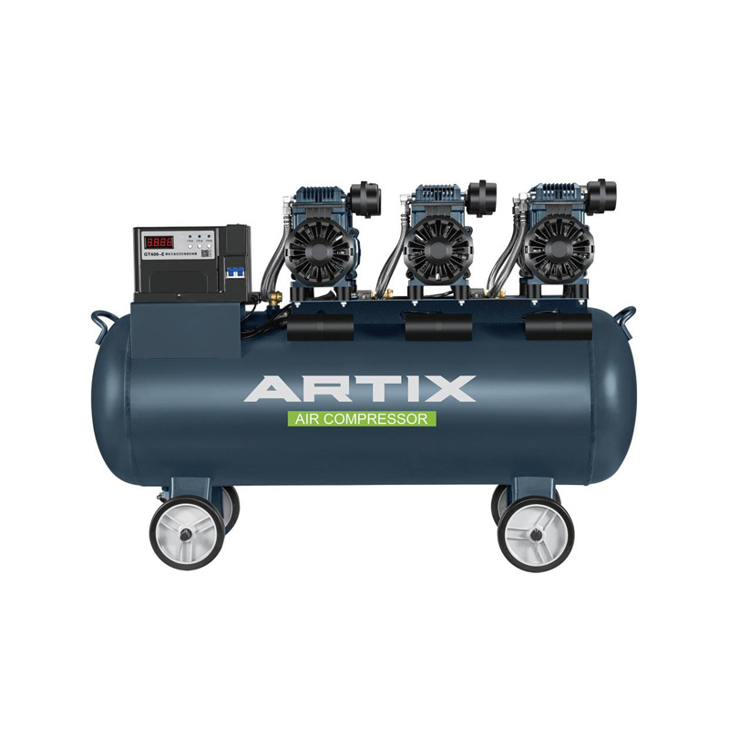 Compresseur d'Air Sans Huile, 4,8 HP, 1 200 W x 3-120L